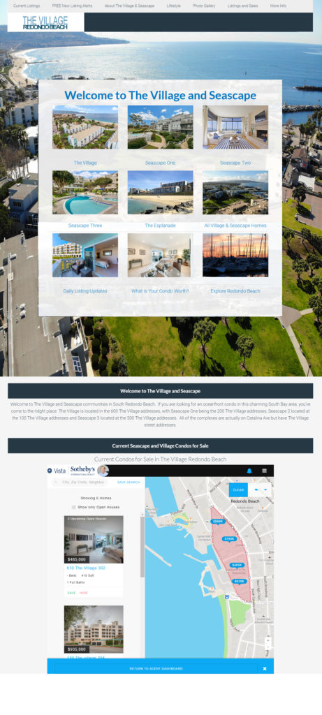 The Village Redondo Beach real estate Website