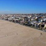 Beachfont homes on the Manhattan Beach Strand
