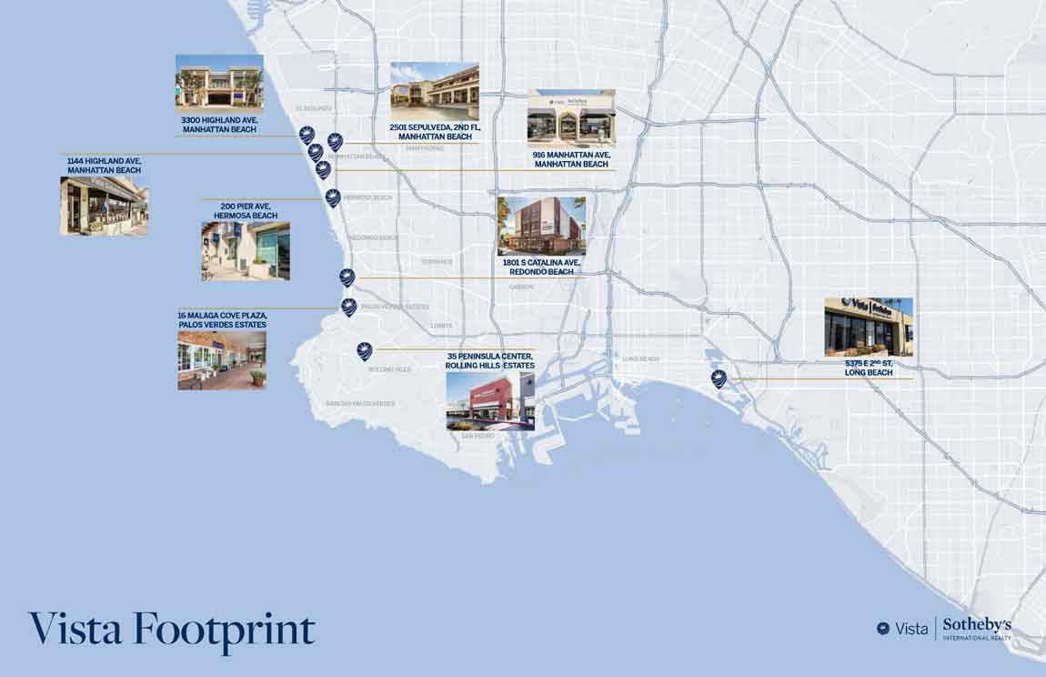 Vista Sothebys office locations in the South Bay